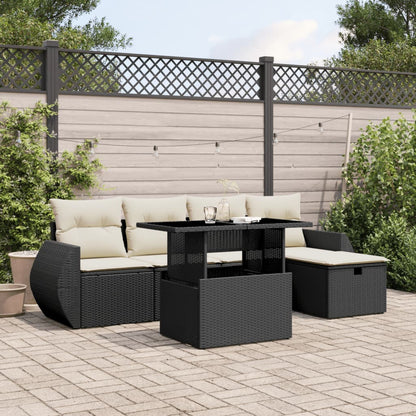 Sofasæt Til Haven 6 Dele Med Hynder Polyrattan - Variant 3275126