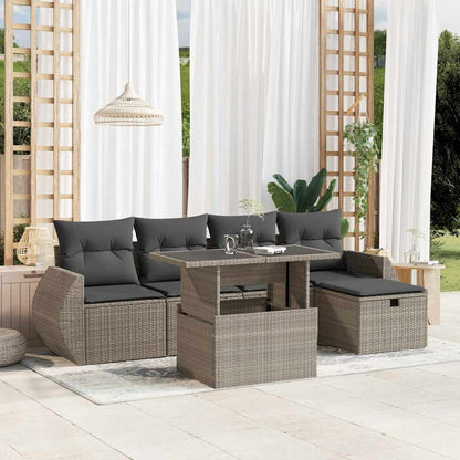 Sofasæt Til Haven 6 Dele Med Hynder Polyrattan - Variant 3275132
