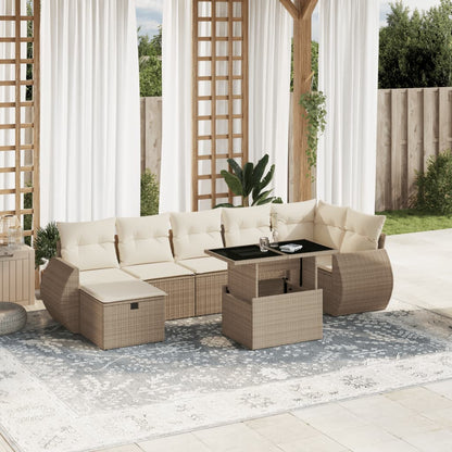 Sofasæt Til Haven 8 Dele Med Hynder Polyrattan - Variant 3275148