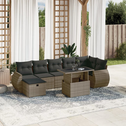 Sofasæt Til Haven 8 Dele Med Hynder Polyrattan - Variant 3275150