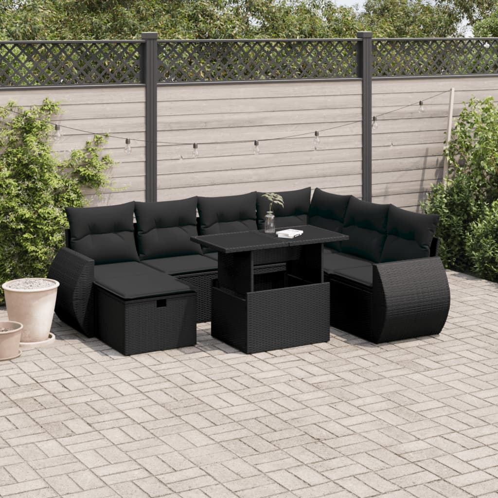 Sofasæt Til Haven 8 Dele Med Hynder Polyrattan - Variant 3275155