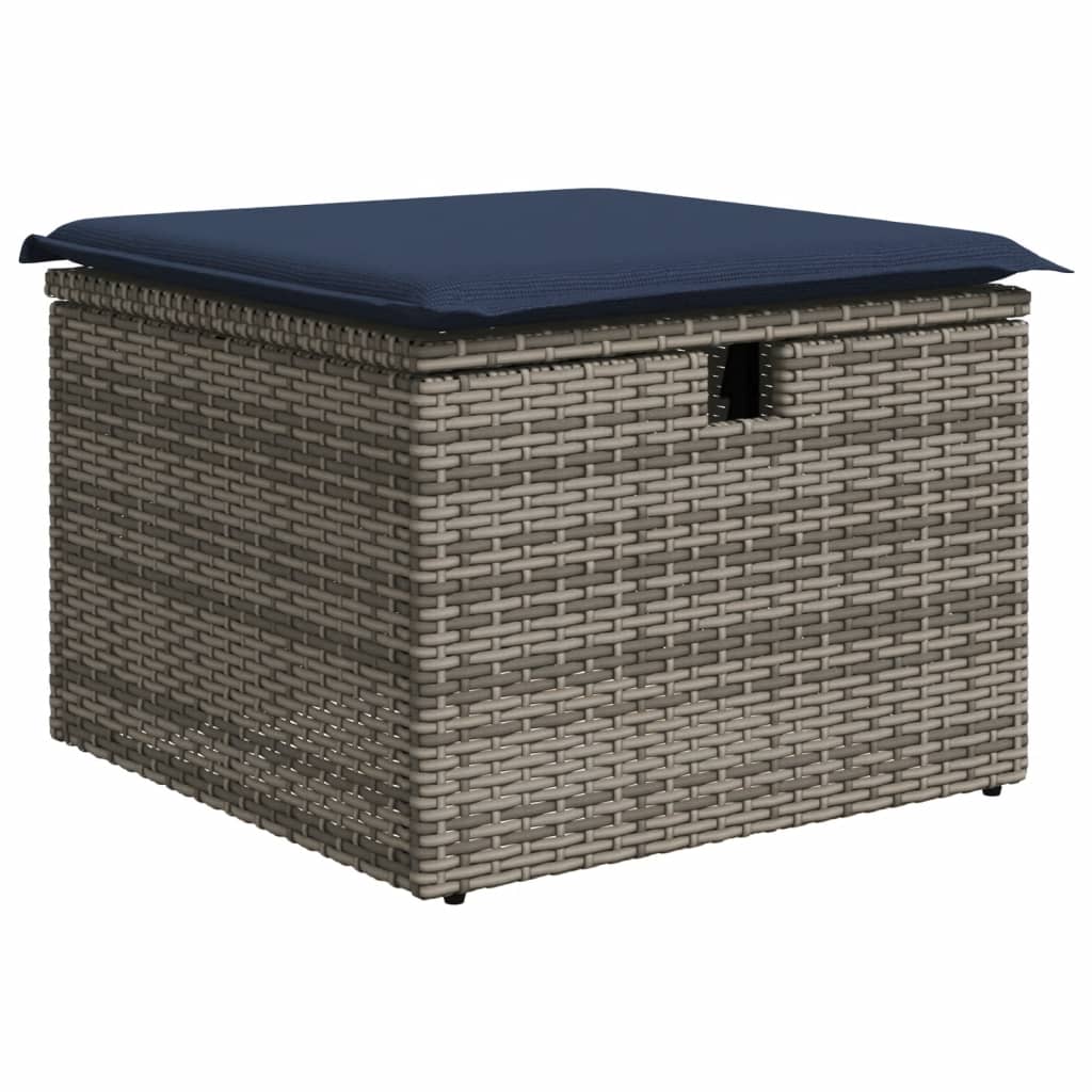 Havesofasæt Med 8 Hynder Polyrattan - Billede 6