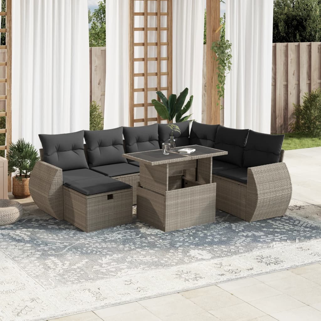 Sofasæt Til Haven 8 Dele Med Hynder Polyrattan - Variant 3275162