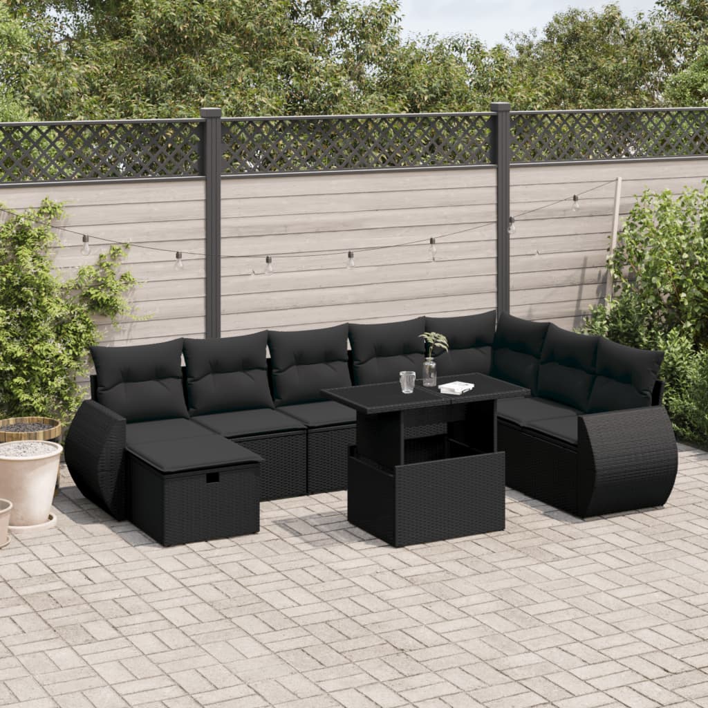 Sofasæt Til Haven 9 Dele Med Hynder Polyrattan - Variant 3275185