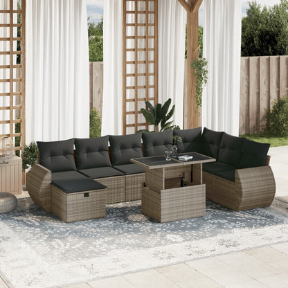 Sofasæt Til Haven 9 Dele Med Hynder Polyrattan - Variant 3275190
