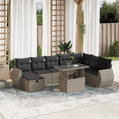 Sofasæt Til Haven 9 Dele Med Hynder Polyrattan - Variant 3275192