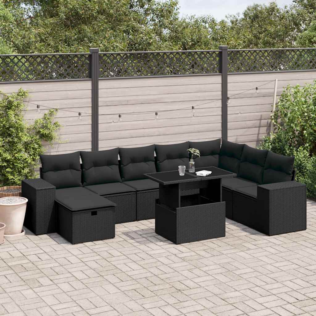 Sofasæt Til Haven 9 Dele Med Hynder Polyrattan - Variant 3275345