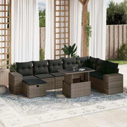Sofasæt Til Haven 9 Dele Med Hynder Polyrattan - Variant 3275350