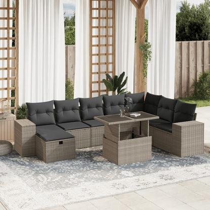 Sofasæt Til Haven 9 Dele Med Hynder Polyrattan - Variant 3275352