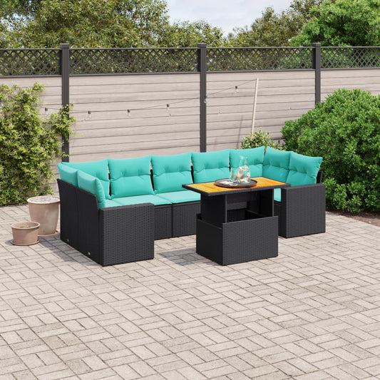 Sofasæt til Haven 8 Dele med Hynder Polyrattan - hovedbillede
