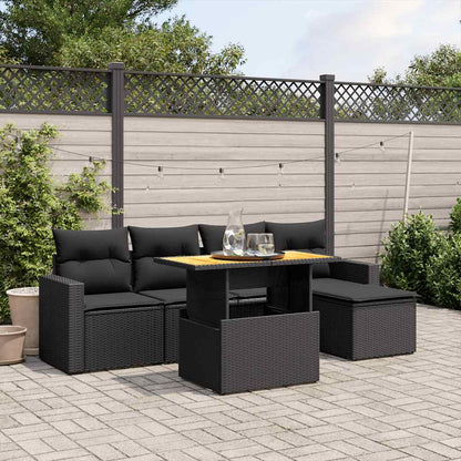 Sofasæt Til Haven 6 Dele Med Hynder Polyrattan - Variant 3271286