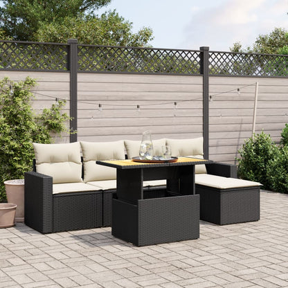 Sofasæt Til Haven 6 Dele Med Hynder Polyrattan - Variant 3271287