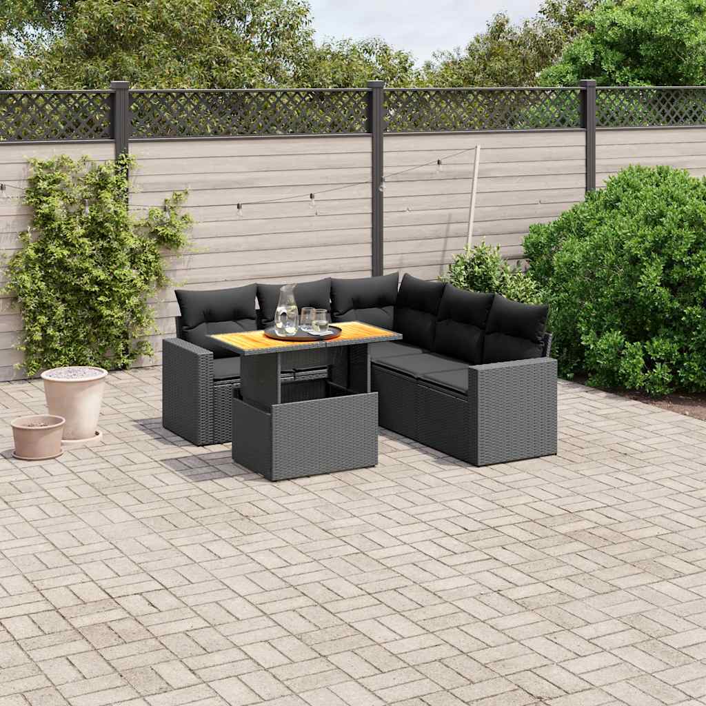 Sofasæt Til Haven 6 Dele Med Hynder Polyrattan - Variant 3271307