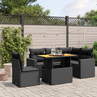 Sofasæt Til Haven 6 Dele Med Hynder Polyrattan - Variant 3271314