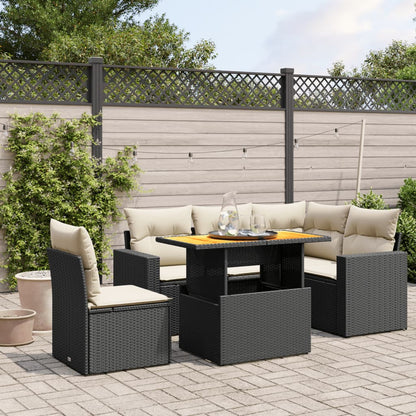 Sofasæt Til Haven 6 Dele Med Hynder Polyrattan - Variant 3271315