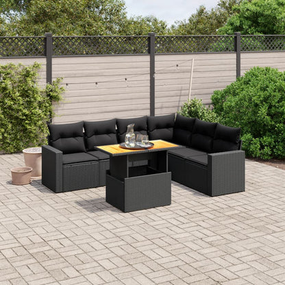 Sofasæt Til Haven 7 Dele Med Hynder Polyrattan - Variant 3271328
