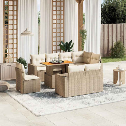 Sofasæt Til Haven 9 Dele Med Hynder Polyrattan - Variant 3271408