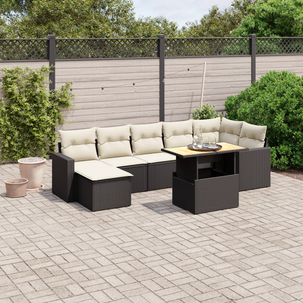 Sofasæt Til Haven 8 Dele Med Hynder Polyrattan - Variant 3271420