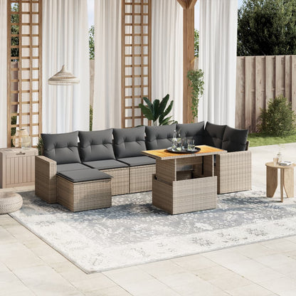 Sofasæt Til Haven 8 Dele Med Hynder Polyrattan - Variant 3271424
