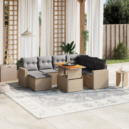 Sofasæt Til Haven 8 Dele Med Hynder Polyrattan - Variant 3271430