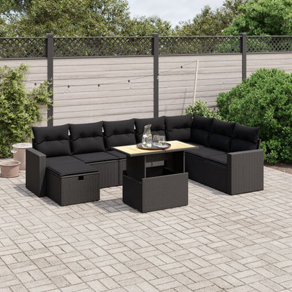 Sofasæt Til Haven 9 Dele Med Hynder Polyrattan - Variant 3271447