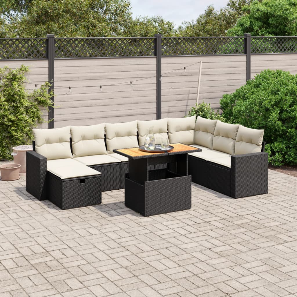 Sofasæt Til Haven 9 Dele Med Hynder Polyrattan - Variant 3271448