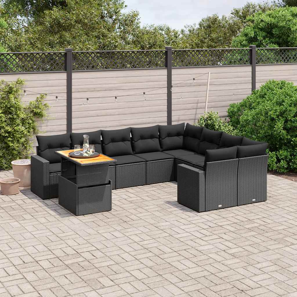 Sofasæt Til Haven 10 Dele Med Hynder Polyrattan - Variant 3271475