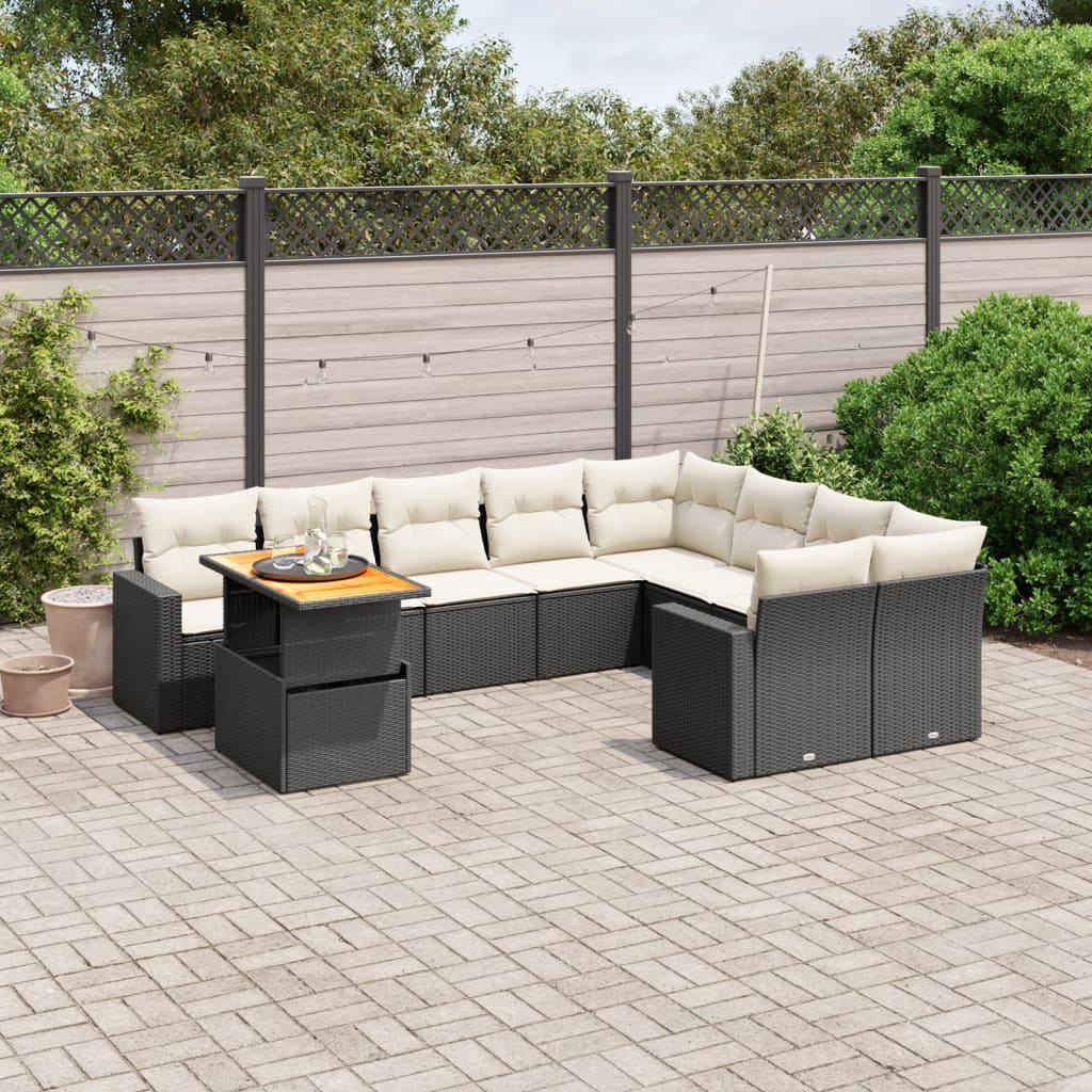 Sofasæt Til Haven 10 Dele Med Hynder Polyrattan - Variant 3271476