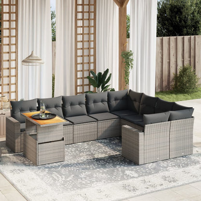 Sofasæt Til Haven 10 Dele Med Hynder Polyrattan - Variant 3271480