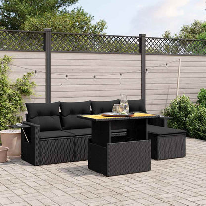 Sofasæt Til Haven 6 Dele Med Hynder Polyrattan - Variant 3271727