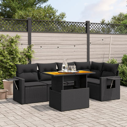 Sofasæt Til Haven 6 Dele Med Hynder Polyrattan - Variant 3271741