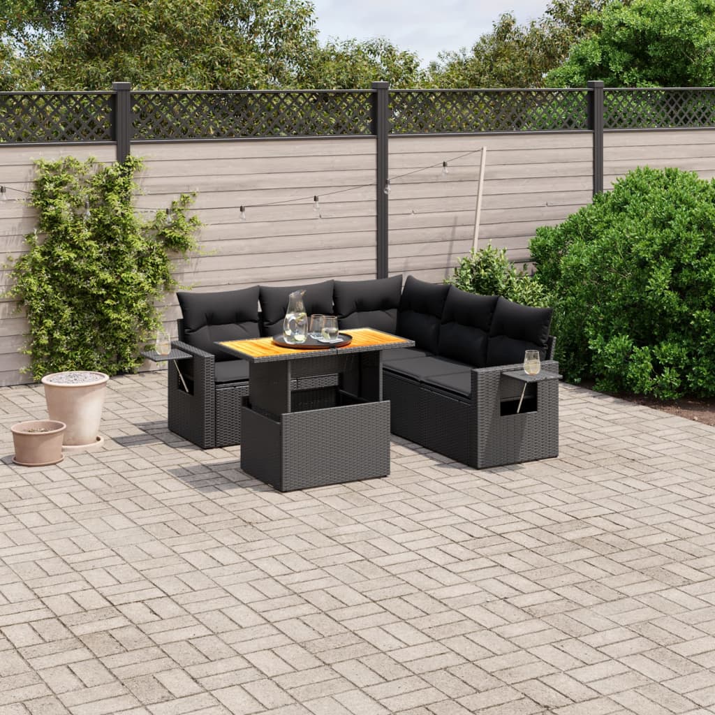 Sofasæt Til Haven 6 Dele Med Hynder Polyrattan - Variant 3271748