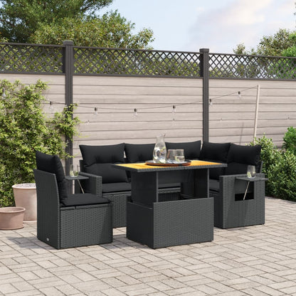 Sofasæt Til Haven 6 Dele Med Hynder Polyrattan - Variant 3271755