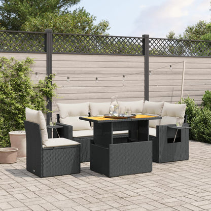 Sofasæt Til Haven 6 Dele Med Hynder Polyrattan - Variant 3271756