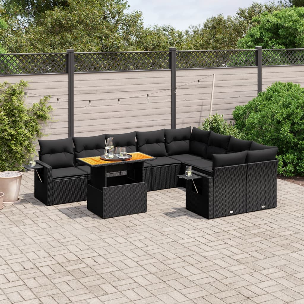 Sofasæt Til Haven 10 Dele Med Hynder Polyrattan - Variant 3271909