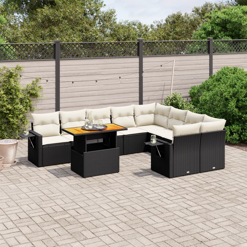 Sofasæt Til Haven 10 Dele Med Hynder Polyrattan - Variant 3271910
