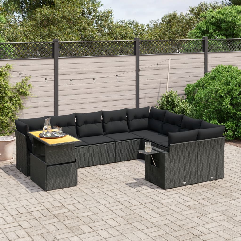 Sofasæt Til Haven 10 Dele Med Hynder Polyrattan - Variant 3271916