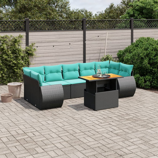 Sofasæt til Haven 8 Dele med Hynder Polyrattan - hovedbillede
