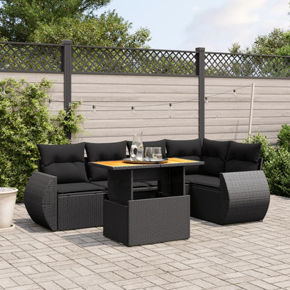 Sofasæt Til Haven 6 Dele Med Hynder Polyrattan - Variant 3272182