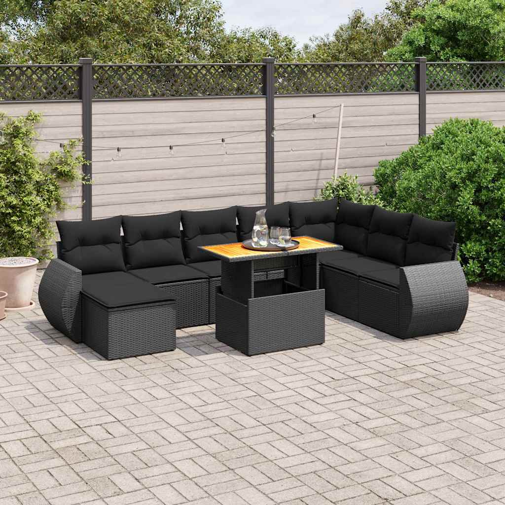 Sofasæt Til Haven 9 Dele Med Hynder Polyrattan - Variant 3272329