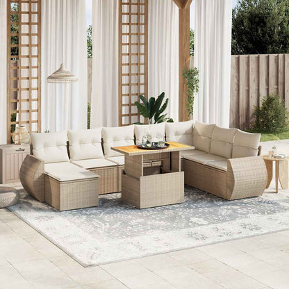 Sofasæt Til Haven 9 Dele Med Hynder Polyrattan - Variant 3272332