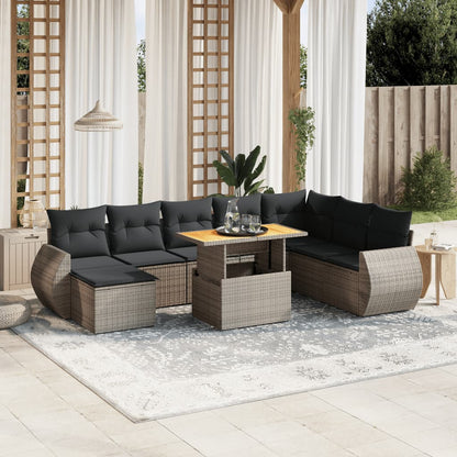 Sofasæt Til Haven 9 Dele Med Hynder Polyrattan - Variant 3272334