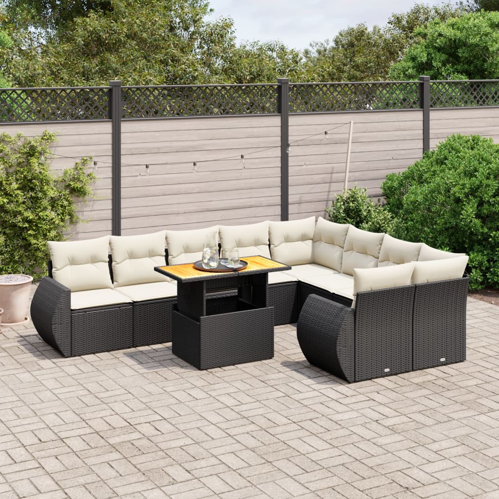 Sofasæt Til Haven 10 Dele Med Hynder Polyrattan - Variant 3272351