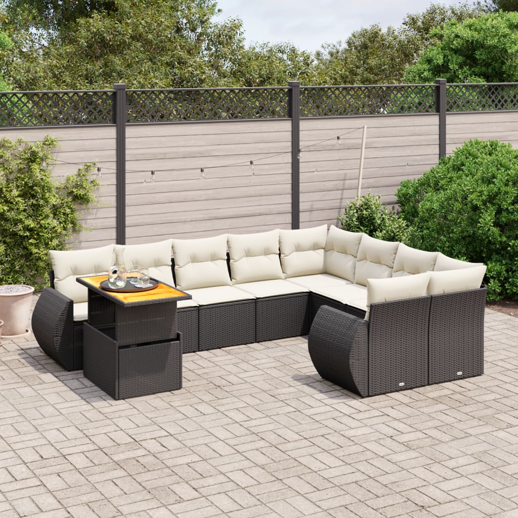 Sofasæt Til Haven 10 Dele Med Hynder Polyrattan - Variant 3272358
