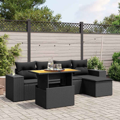 Sofasæt Til Haven 6 Dele Med Hynder Polyrattan - Variant 3272609