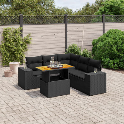 Sofasæt Til Haven 6 Dele Med Hynder Polyrattan - Variant 3272630