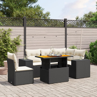 Sofasæt Til Haven 6 Dele Med Hynder Polyrattan - Variant 3272638
