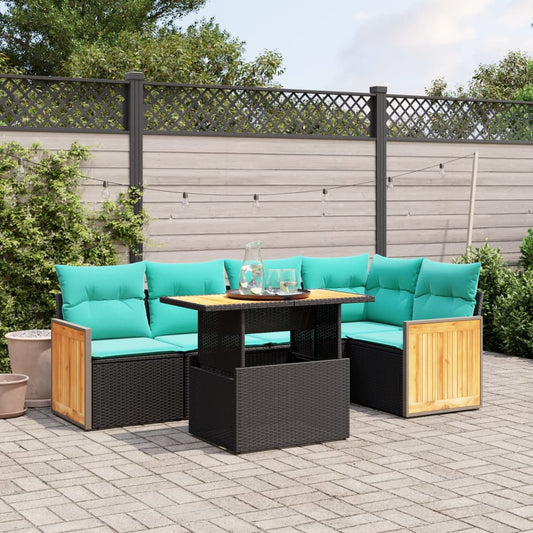 Sofasæt til Haven 6 Dele med Hynder Polyrattan - hovedbillede
