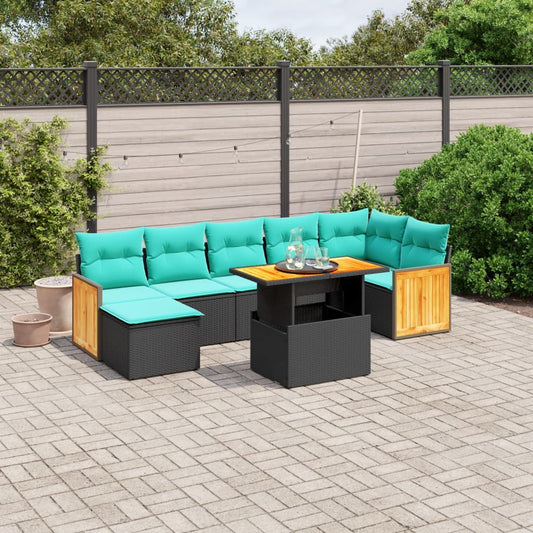 Sofasæt til Haven 8 Dele med Hynder Polyrattan - hovedbillede