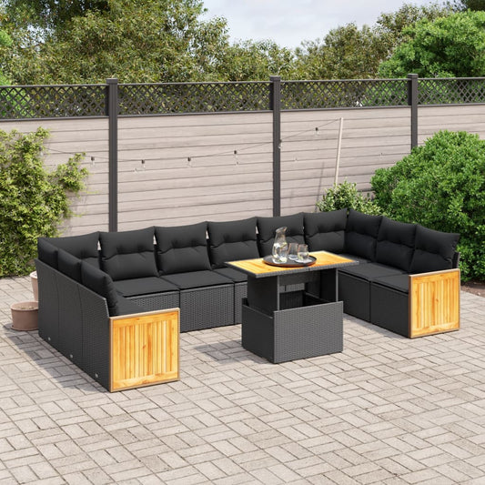 Sofasæt Til Haven 11 Dele Med Hynder Polyrattan